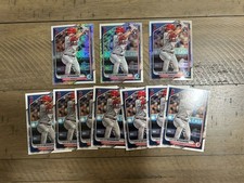 2024 Bowman Nolan Schanuel RC Lot Of 10 ( 3 Mojo SP)