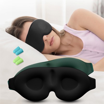  3D Schlafmaske 2er Set - Schlafbrille Herren Frauen - Schlafmasken Sleeping