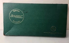 SCRABBLE Crossword FRENCH BOARD GAME Selchow & Righter complete