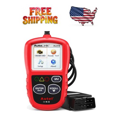 Car Diagnostic Tool AL319: Enhanced Code Reader with Live Data & I/M Readiness