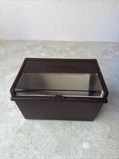DAY TIMERS Plastic Archive Boxes 7” x 4” x 4 3/4" Clear Window