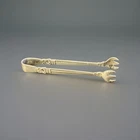 1939 ROYAL DANISH by INTERNATIONAL STERLING Silver SUGAR CUBE TONGS 4" CLAW TIP