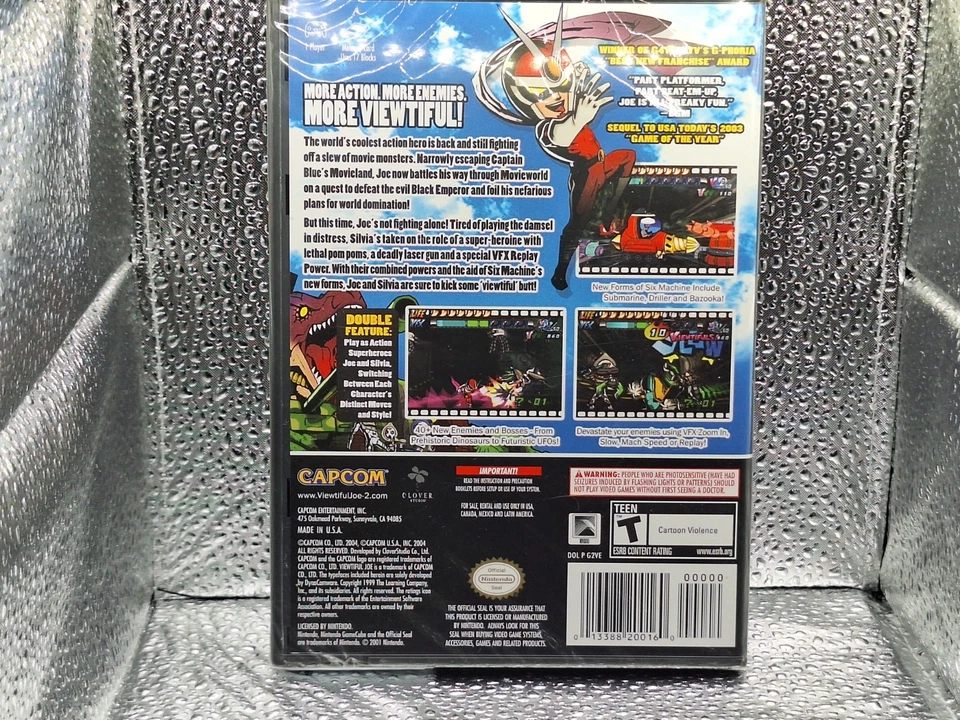 Viewtiful Joe 2 Nintendo Gamecube Factory Sealed Y Folds - Image 2 of 4