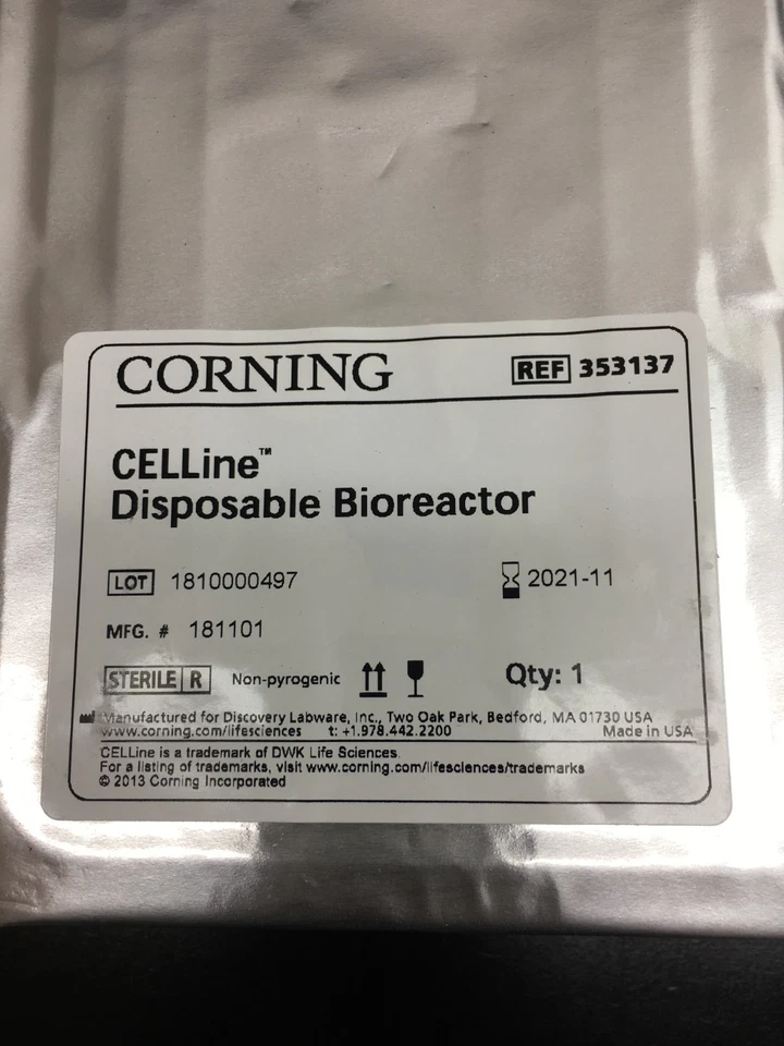 Corning REF 353137 CELLine Disposable Bioreactor - Image 3 of 4