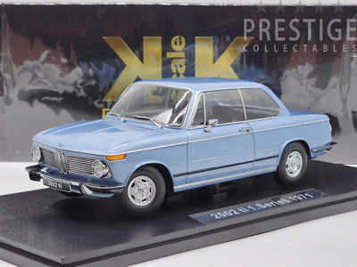 KK-Scale 1971 BMW 2002 Ti Series 1 Light Blue Metallic 1:18 Scale - New