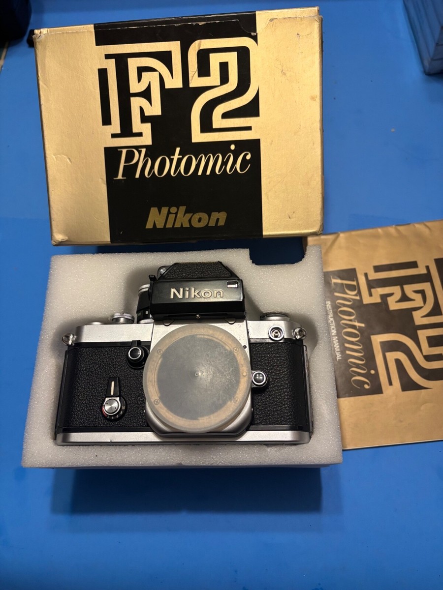 Nikon F2 Photomic ＋Nikkor55mm F1.2 付属品多数 NIKON F2 Photomic 35mm Film Camera Japan in Box matching SN Mint+