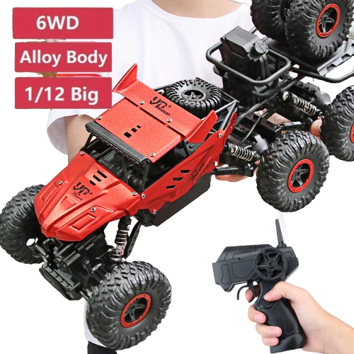 1:12 38cm Big Rc Auto 6WD 2,4 GHz Fernbedienung Crawler Drift Off