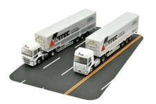 TOMYTEC Trailer Collection VANTEC Wing Trailer Set of 2
