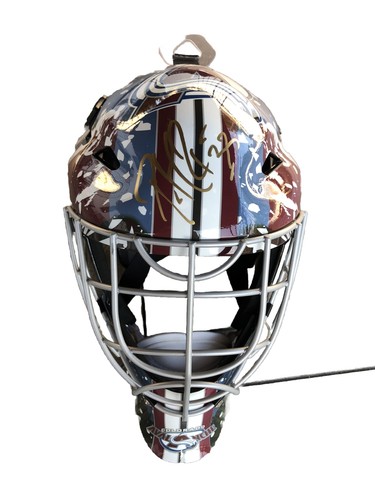 Patrick Roy Signed Colorado Avalanche Full Size Franklin Goalie Mask JSA LOA - Photo 4/10