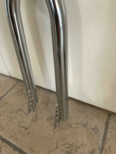 Old School 26" Chrome Cruiser Bike FORK 1" Threaded Lowrider Chopper Bicycle - Picture 3 of 3