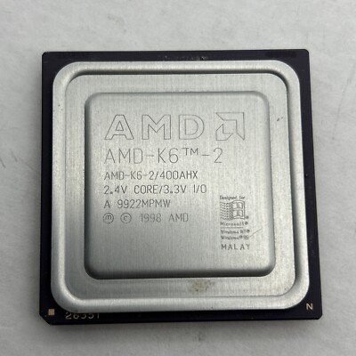 AMD K6-2 400MHz CPU 1998製
