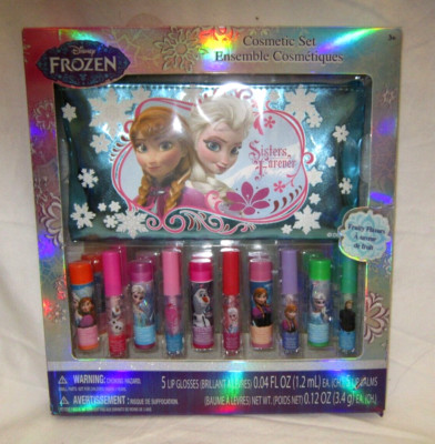 DISNEY FROZEN ANNA, ELSA & OLAF KRISTOFF LIP GLOSS+LIP BALM (BRILLANT A LEVRES)
