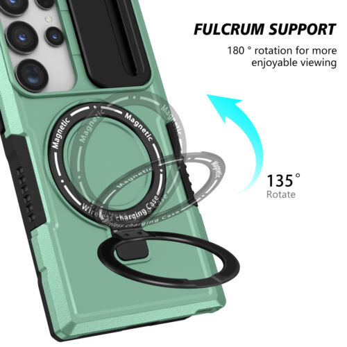 Für Samsung Galaxy S25 Ultra S24 S23 Stand Case mit Linse Cover/Displayschutz - Bild 75 von 100