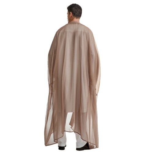Men Kimono Jubba Thobe Islam Arabic Dress Kaftan Cloak Bisht Abaya Robe Djellaba - Picture 12 of 60