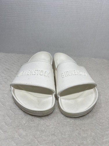 Birkenstock Barbados Eva Men’s size 9 Slide On White Comfort Sandal EUC - Picture 2 of 12
