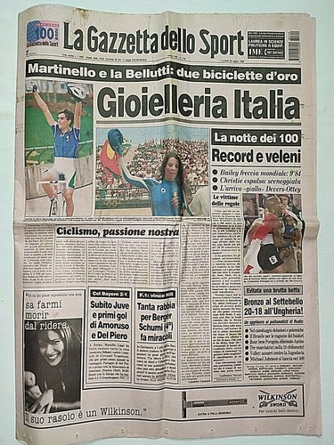 Gazette Dello Sport 5 Avril 1984 Bontempi Farina Milan Vignola Platini