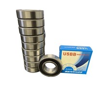 10 6205-2rs Premium Ball Bearings C3 EMQ 25x52x15mm 62052rs