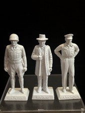 General MacArthur Patton Grant Marx Vintage 1950s White Plastic Beauty 
