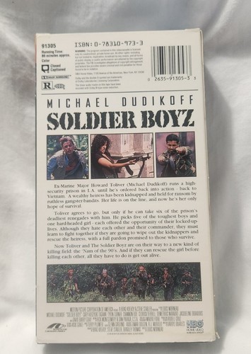 SOLDIER BOYZ VHS - Picture 2 of 4