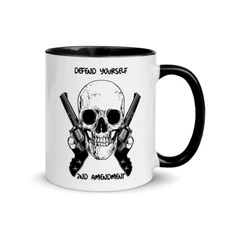 Defend yourself Mug with Color Inside