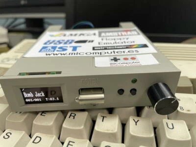 Émulateur USB Gotek, OLED Et Encodeur Rotatif D'Usine Amiga Atari Amstrad