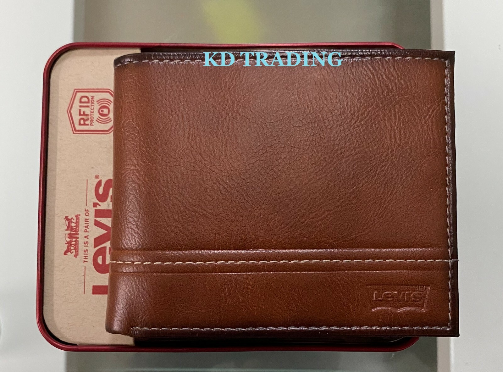 Bifold Leather Wallet Tan 31LP220018 