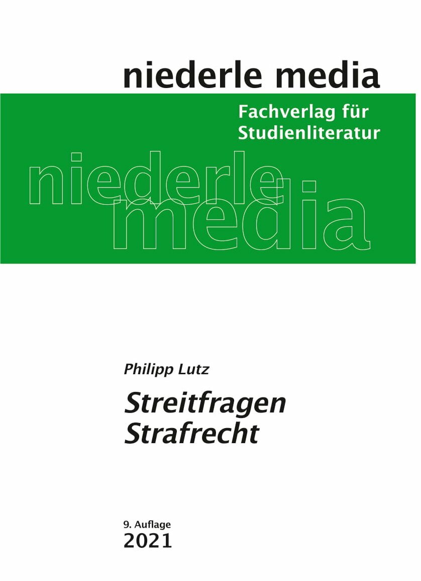 Thumbnail - Philipp Lutz / Streitfragen Strafrecht - Karteikarten