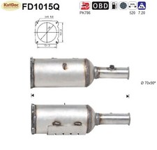 ✅ Ruß-Partikelfilter für Citroen C4, Peugeot 307, 2.0 HDi, 100kW,Silizium,Euro 4