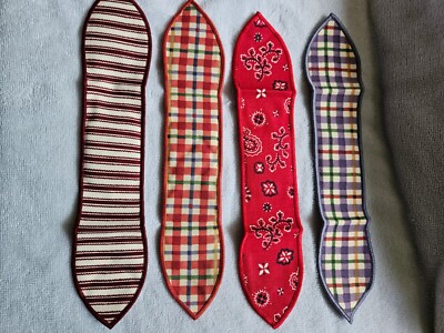Longaberger ONE SMALL Handle Tie CHOOSE ONE from FOUR (4) Fabric Options NEW