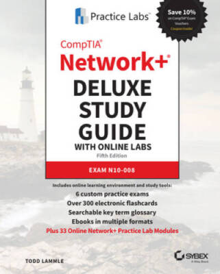 CompTIA Network Deluxe Study Guide with Online Labs: Exam N10-008 - GOOD