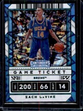 2020-21 Contenders Draft Picks Game Ticket Green Explosion #25 Zach LaVine