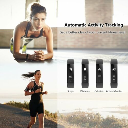 Smart Uhr Fitness Aktivität Tracker Schritt Für Bluetooth Sport Android IPHONE - Bild 7 von 15