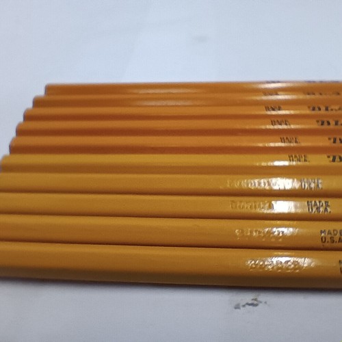 Vintage Faber Castell No 2 Pencils Black Point 274 Lot of 10 UNUSED - Picture 6 of 7