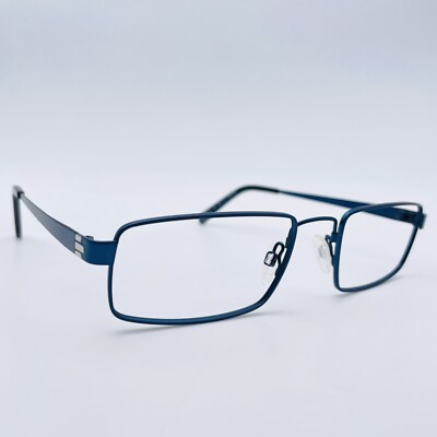 SPECSAVERS Brille SATIN BLAU RECHTECKIG Brillengestell MOD: FLEXI 36 25667004