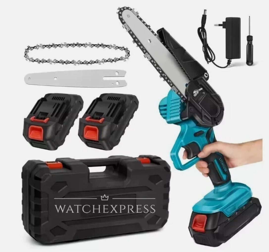 Motosega Elettrica 8 Pollici 48V Doppia Batteria Olio Automatico Offerta