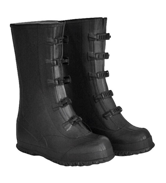 rubber buckle boots