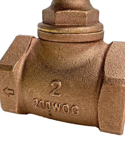 LANSDALE VALVE (LV) Brass Globe Valve 2" Female NPT Thread Ends 200-WOG - Picture 2 of 14