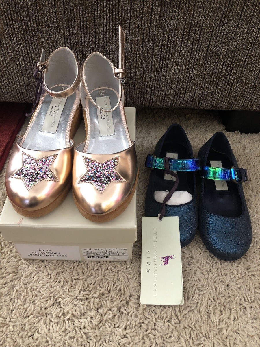 Stella McCartney Size EU 27 US 10 Glitter Star Sandals Mary