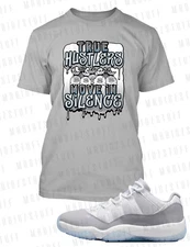 Mens True Hustler Graphic Tee Shirt to Match J11 Low Cement Pro Club Shaka RTP T