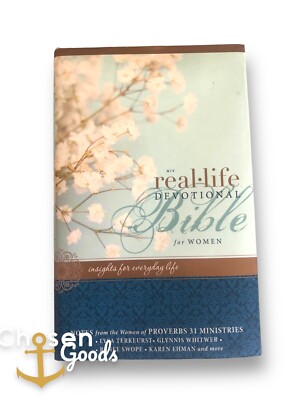 Real Life Devotional Bible Women’s Blue Proverbs 31 Ministries NIV ...