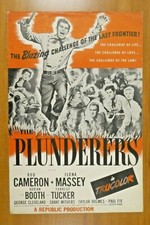 The Plunderers Rod Cameron Ilona Massey 1948 Vintage Movie Press Book