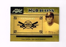 TONY GWYNN 2005 PLAYOFF PRIME CUTS CENTURY GOLD CARD # 6/25 PADRES HOF SP