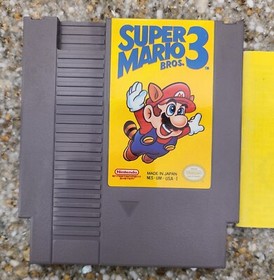 Super Mario Bros. 3 - Nintendo NES game with Booklet - Tested!
