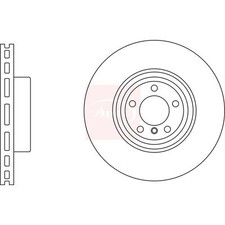 2x Brake Discs Vented For BMW 2 Series F23 M 240i Apec Red Rear 34206797605