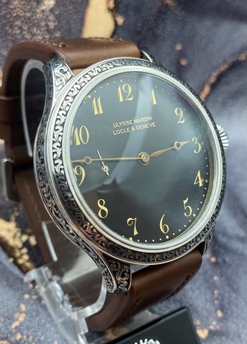 Custom-Made Ulysse Nardin Vintage Mechanical Watch MARRIAGE Movement Original - Picture 2 of 13