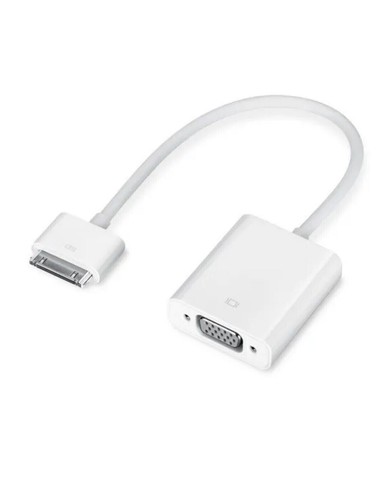 New Genuine Apple 30-pin to VGA Adapter MC552ZM/B Model A1368 A+ - Picture 2 of 2