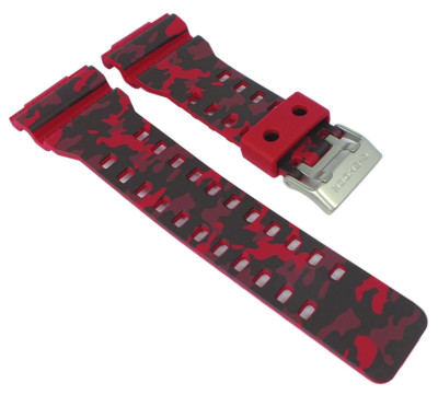 Casio Ersatzband | Uhrenarmband Resin rot G-Shock GA-100CM | GD-120CM