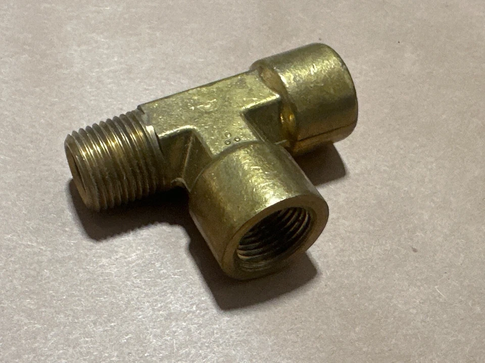 3/8” NPT Brass Street Tee – Forged - NOS – BIG Volume Discounts Listed - Image 3 of 3