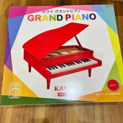 KAWAI Mini Grand Piano Red 32 Key Toy Piano Musical