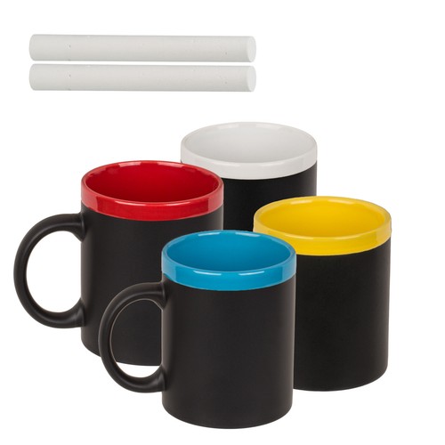 Taza descriptible tablero de pared taza tablero de tiza en taza taza taza de tiza individual - Imagen 11 de 12
